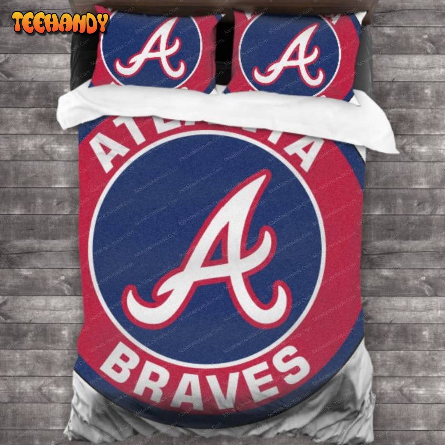 Atlanta Braves Baseball Sport 18 Bedding Set