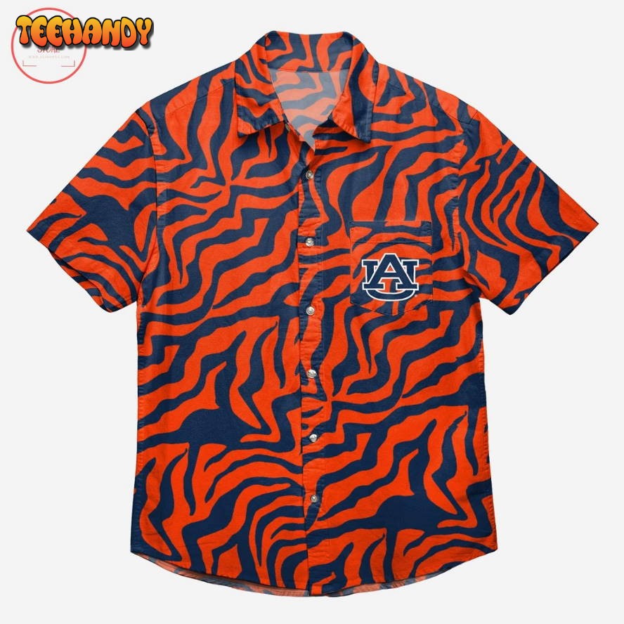 Auburn Tigers Thematic Hawaiian Shirt