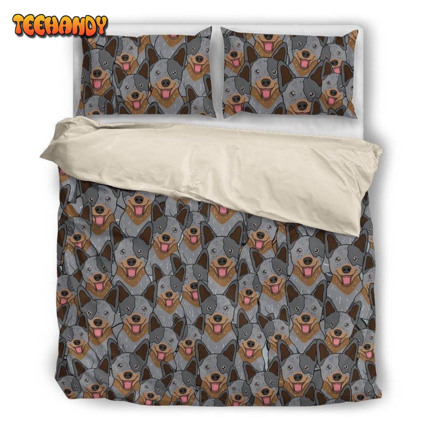 Australian Cattle Dog Duvet Cover Bedding Set