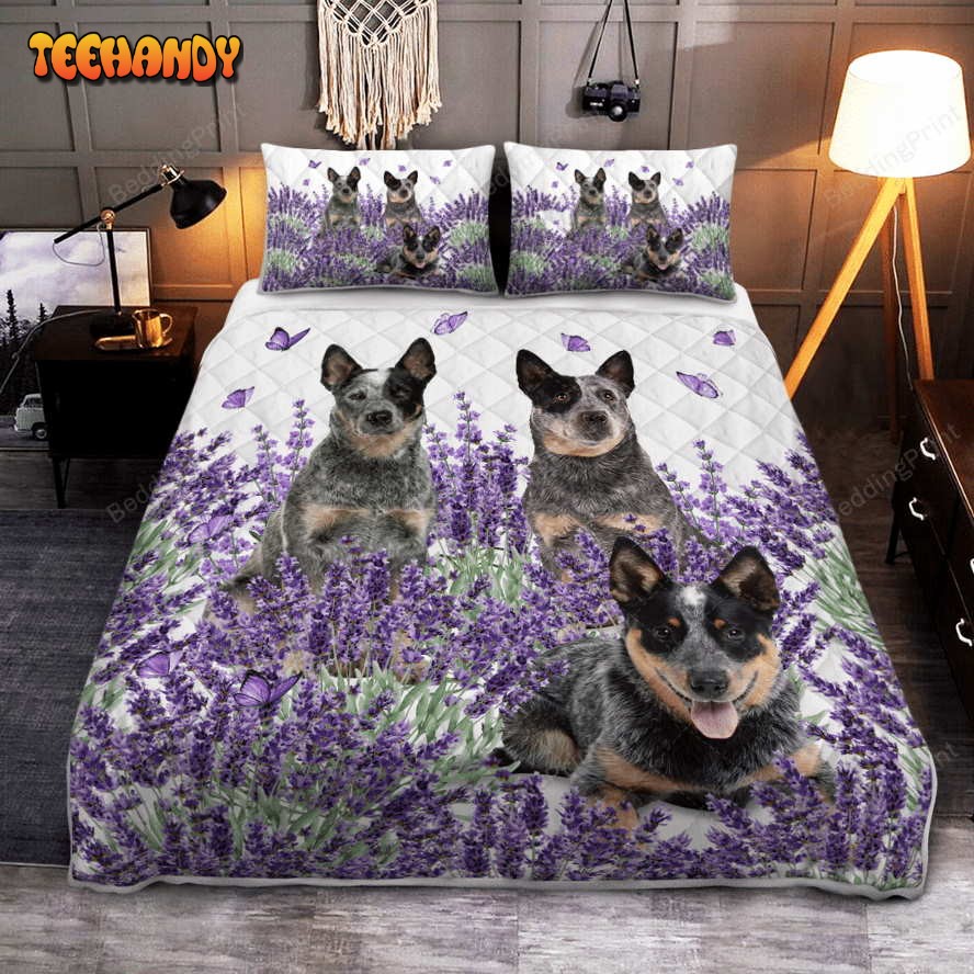 Australian Cattle Lavender Duvet Cover Bedding Set