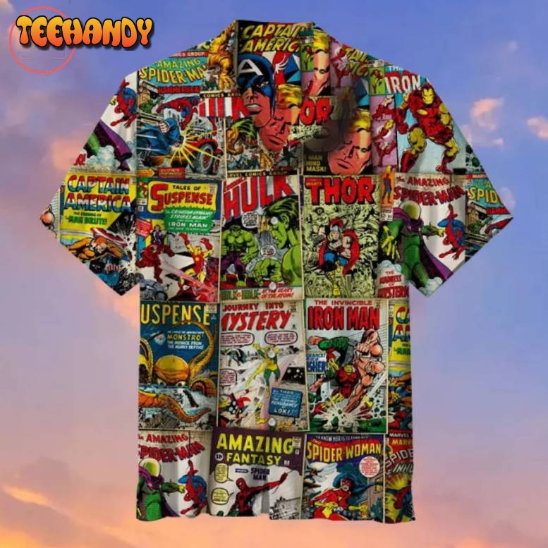 Avengers Comics Cover Hawaiian Shirt