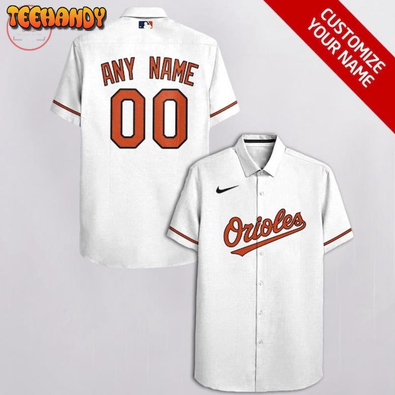 Baltimore Orioles Customized Hawaiian Shirt