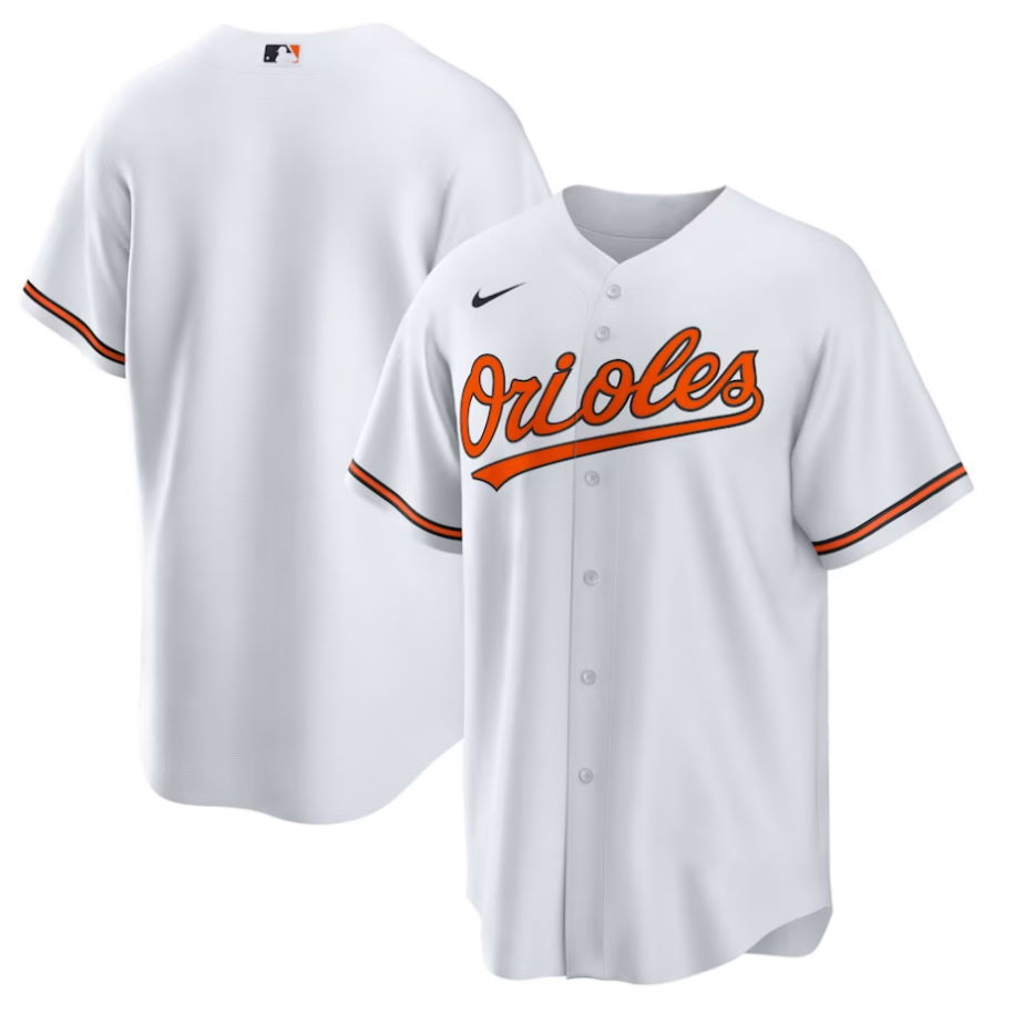 Baltimore Orioles Home Blank Replica Jersey