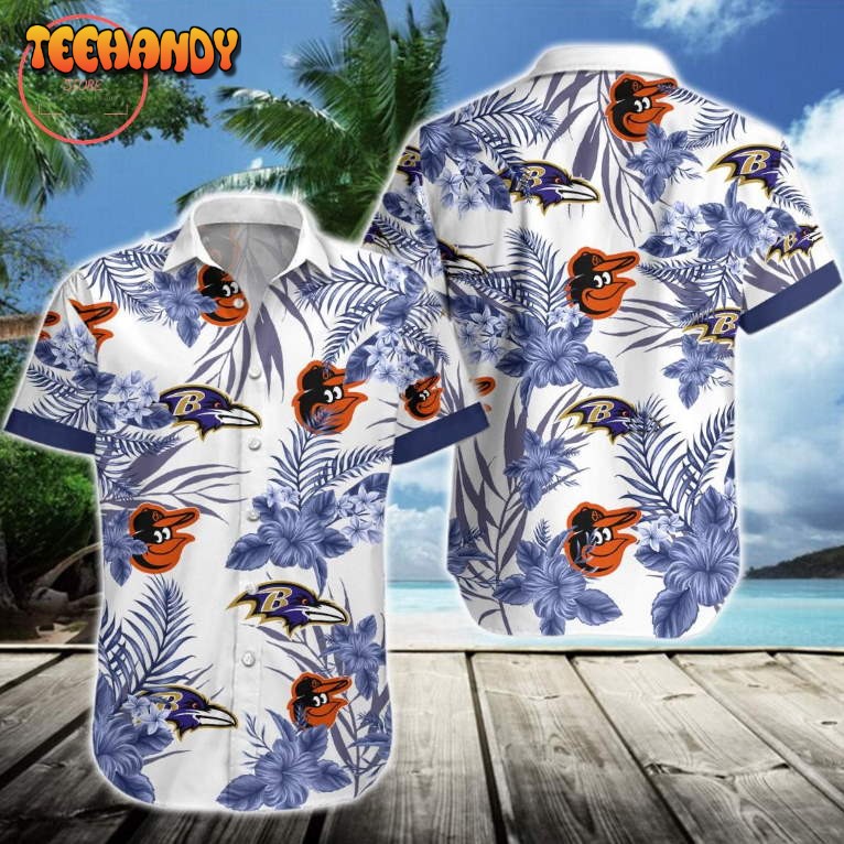 Baltimore Ravens Baltimore Orioles Hawaiian Shirt