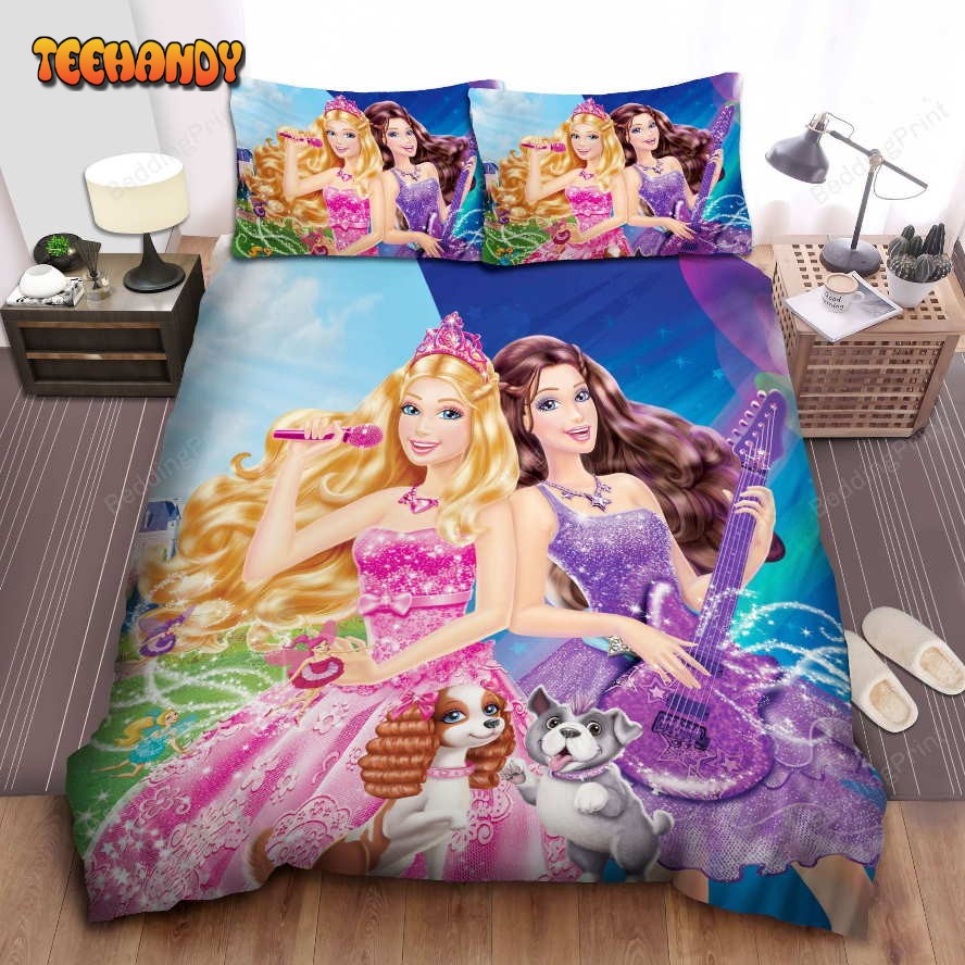 Barbie Band Bed Sheets Duvet Cover Bedding Set