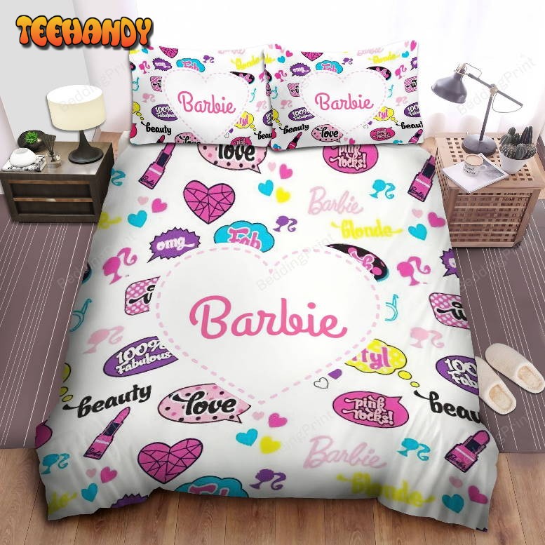 Barbie Heart Sign Bedding Sets