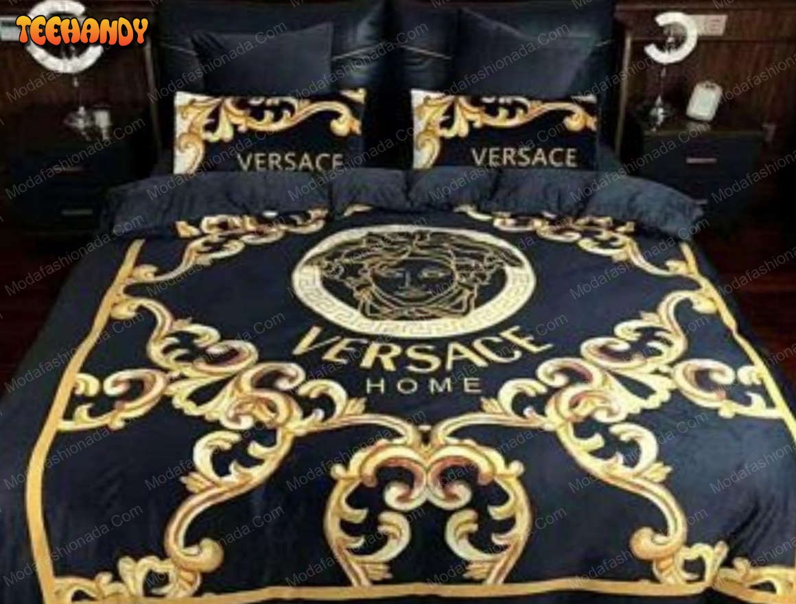 Baroque Gold Luxury Versace Brands 6 Bedding Set