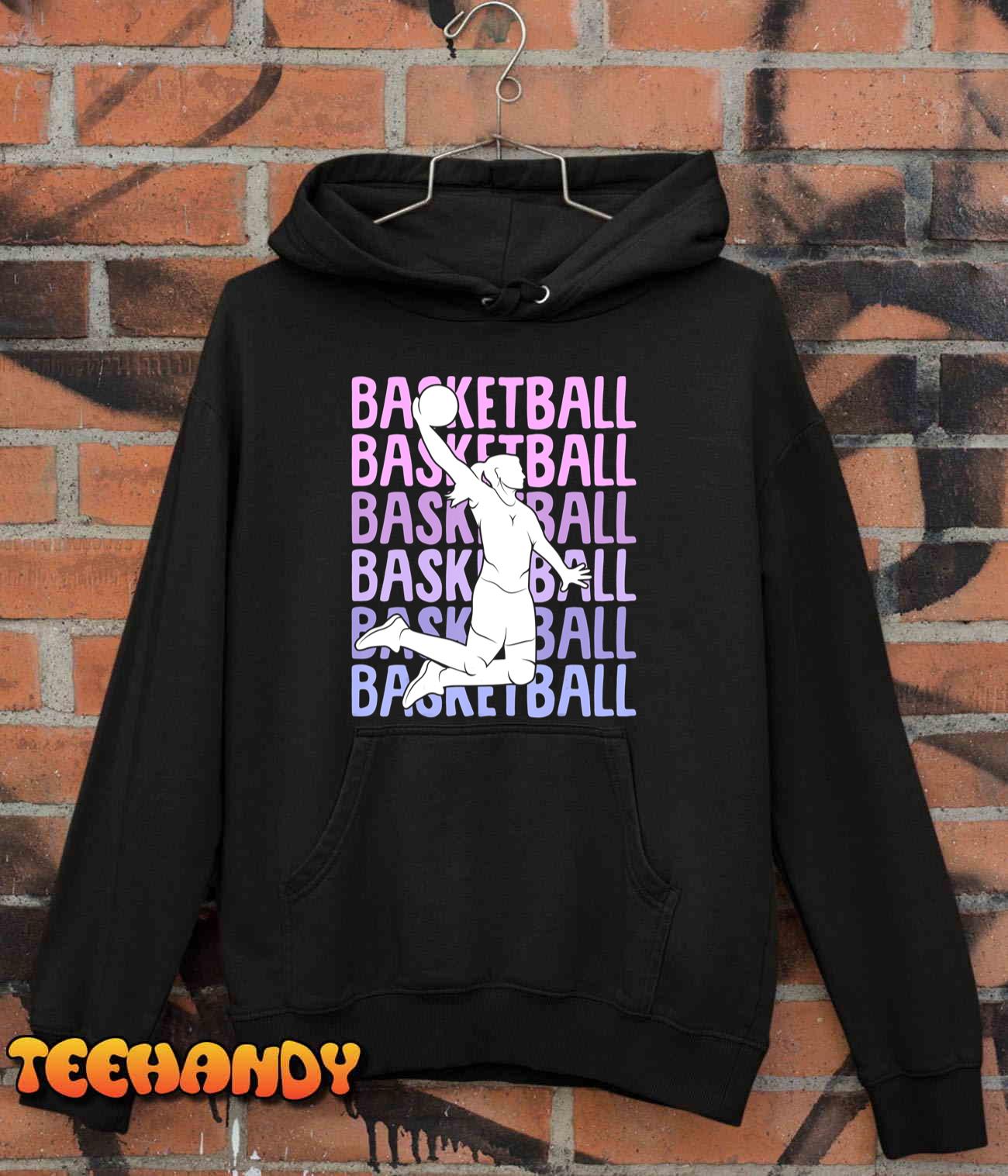 Basketball Girl Women Kids T-Shirt