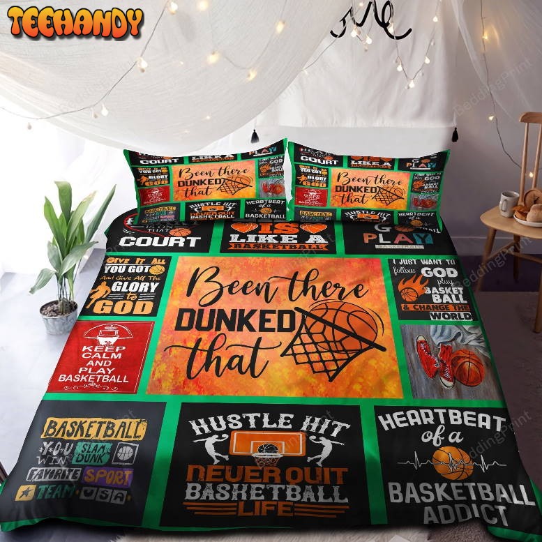 Basketball Life Is Like A Basketball Bedding Set