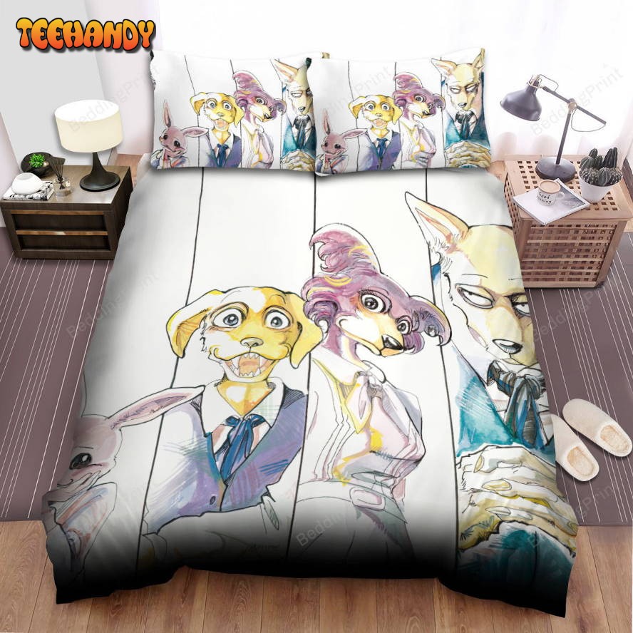 Beastars Main Characters Split Poster Bedding Sets