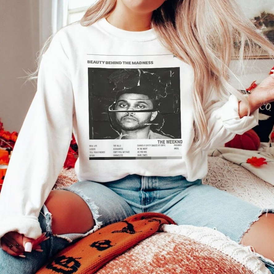 Beauty Behind the Madness The Weeknd Retro Album Shirt