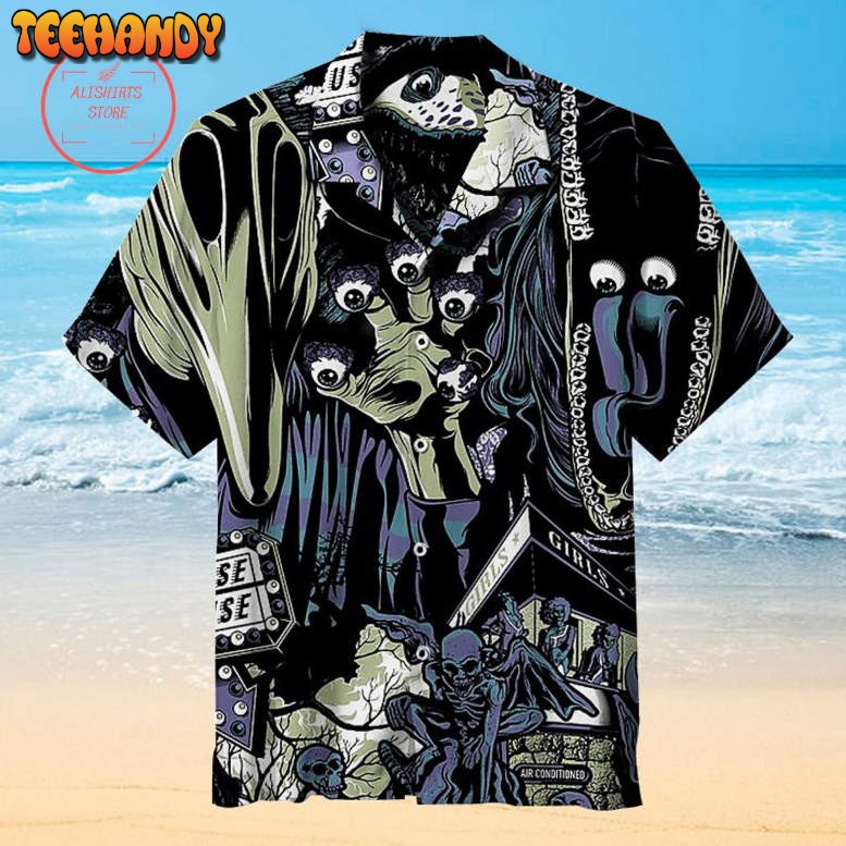 Beetlejuice Horror Hawaiian Shirt