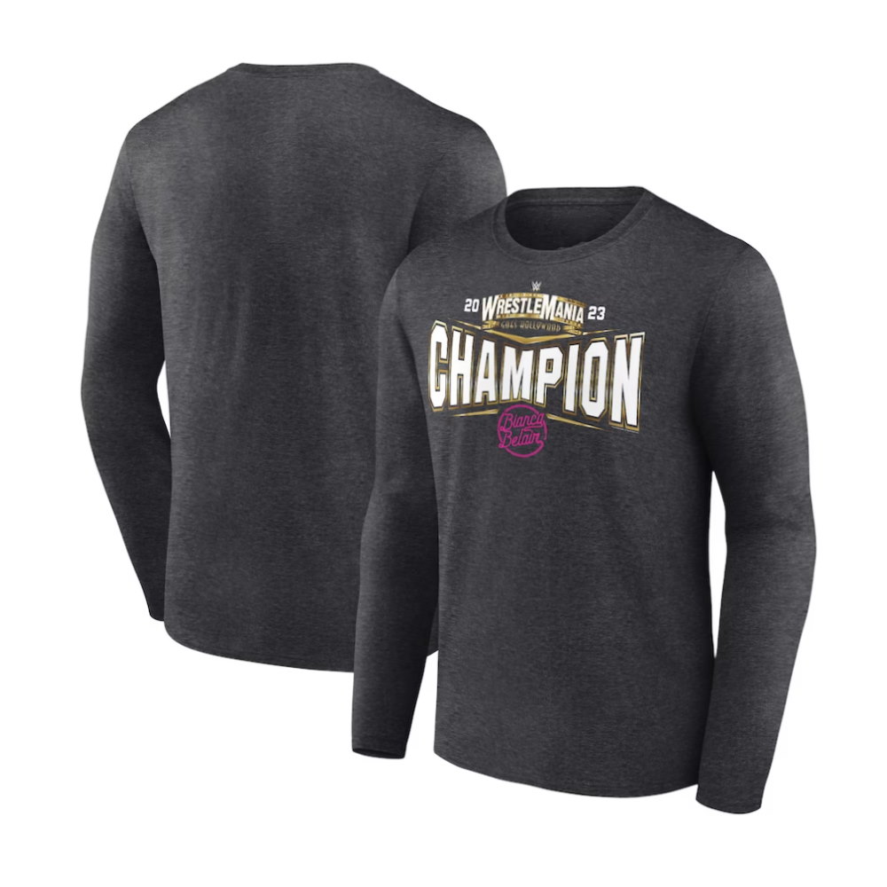 Bianca Belair WrestleMania 39 Champion Long Sleeve T-Shirt