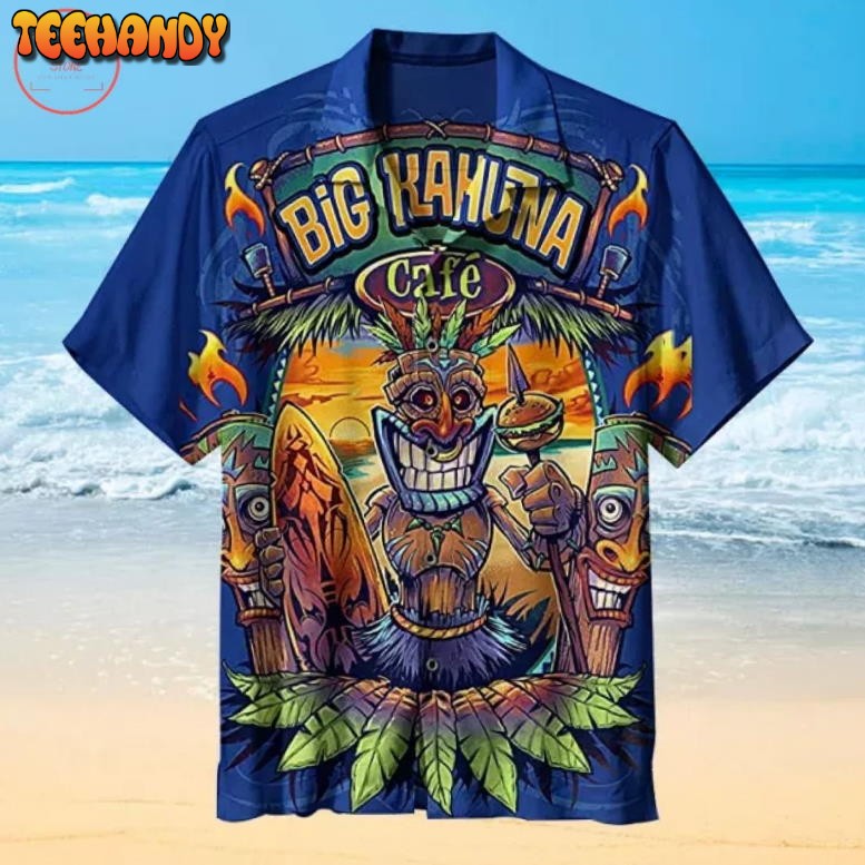 Big Kahuna Cafe Tiki Hawaiian Shirt