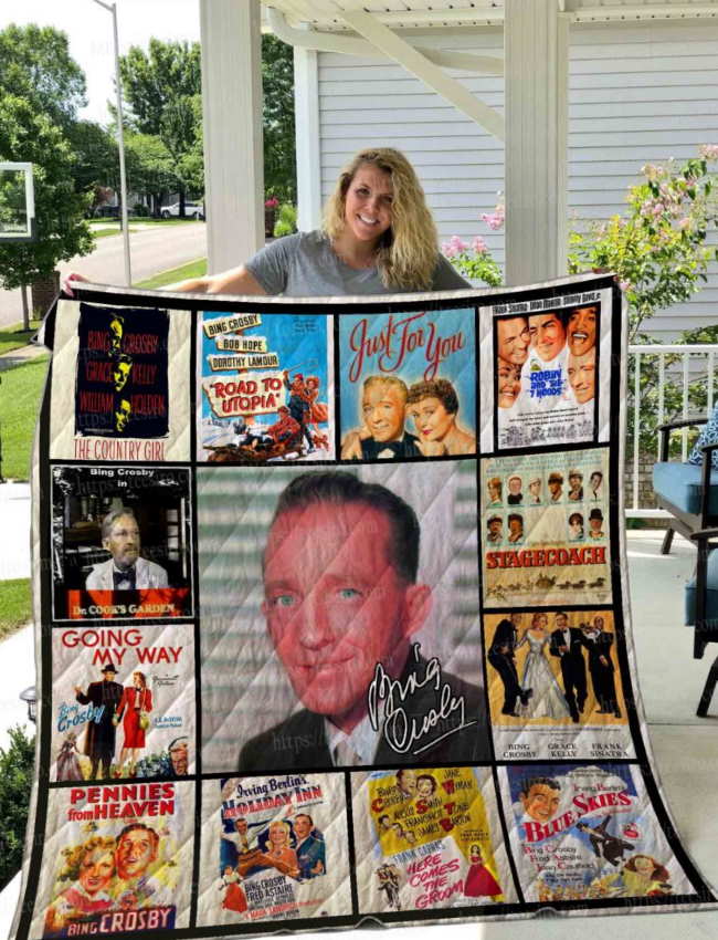 Bing Crosby 3D Quilt Blanket