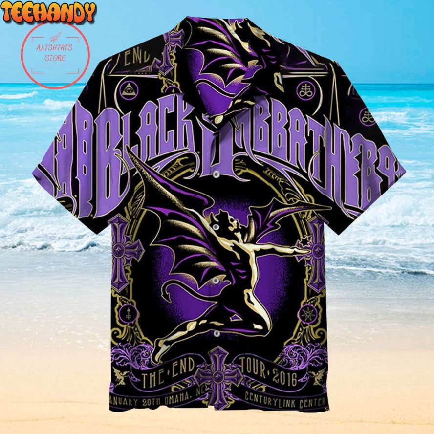 Black Sabbath 2016 the End World Tour Hawaiian Shirt