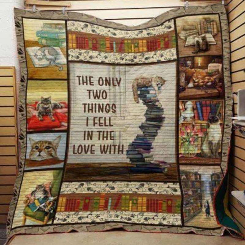 Book Love 3D Customized Quilt Blanket