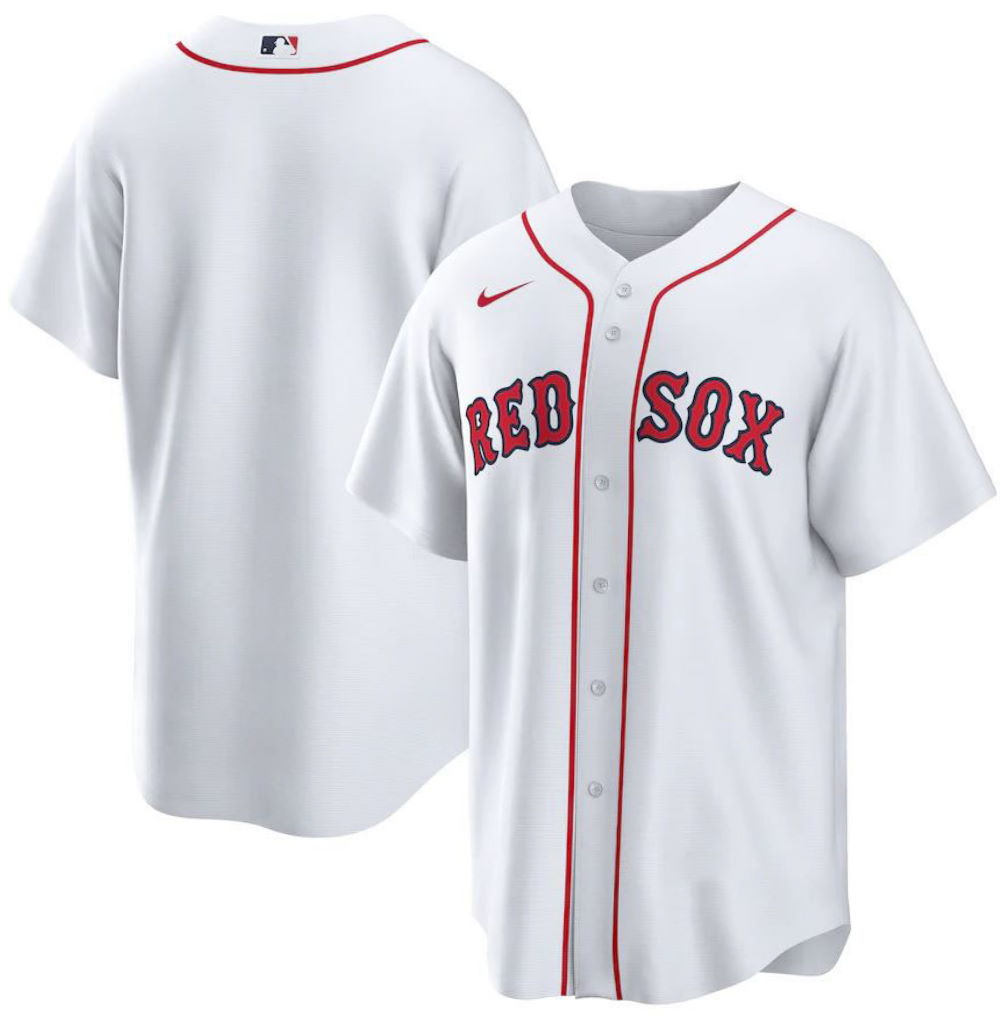 Boston Red Sox Home Replica Team White Jersey