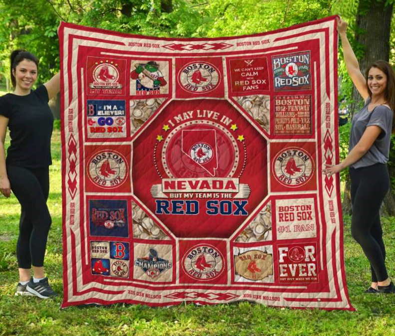 Boston Red Soxnevada 3D Customized Quilt Blanket