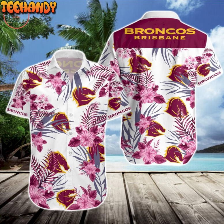 Brisbane Broncos Hawaiian Shirt