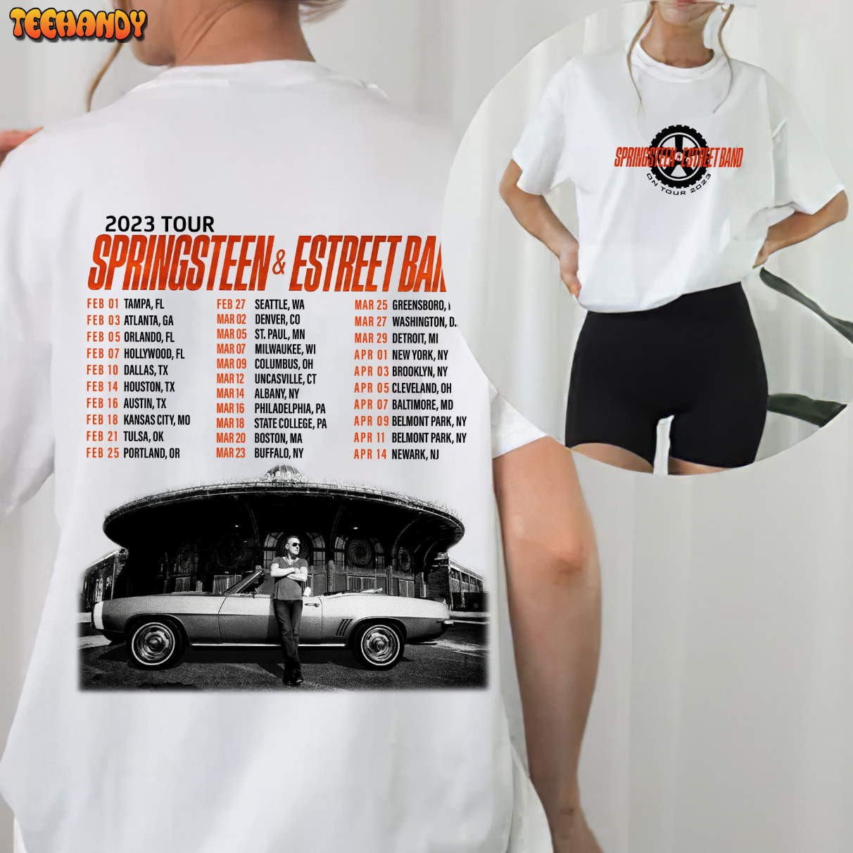 Bruce Springsteen 2023 Tour Shirt, Springsteen Rock Tour 2023 Shirt