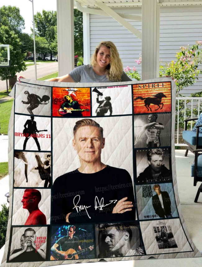 Bryan Adams 3D Quilt Blanket