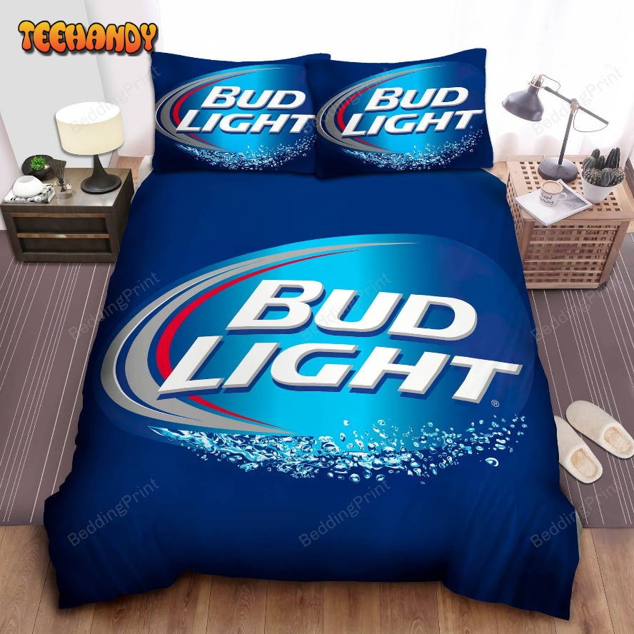 Bud Light Symbol Duvet Cover Bedding Set