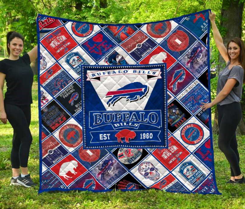 Buffalo Bills 3D Customized Quilt Blanket