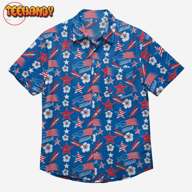 Buffalo Bills Americana Hawaiian Shirt