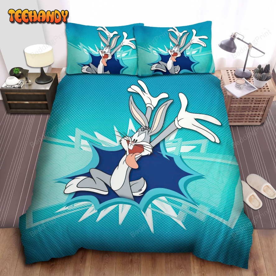 Bugs Bunny Breaking The Cartoon Wall Bedding Sets