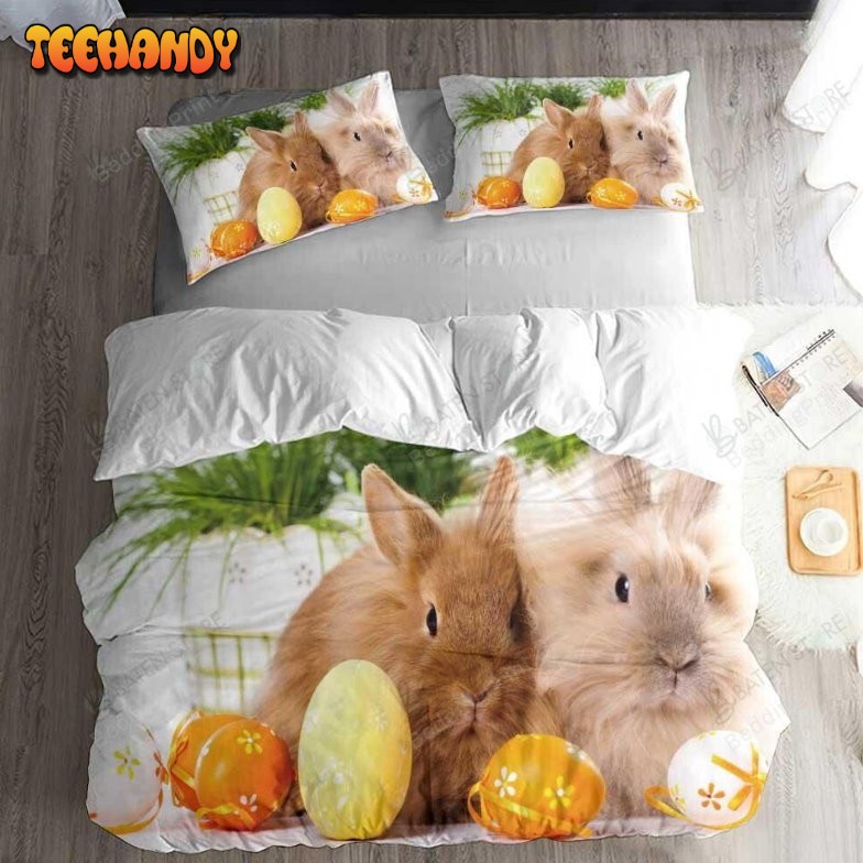 Bunny With Eggs Bedding Set