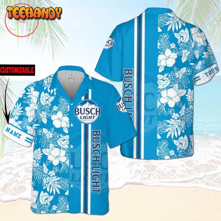 Busch Light Custom Name Hawaiian Shirt