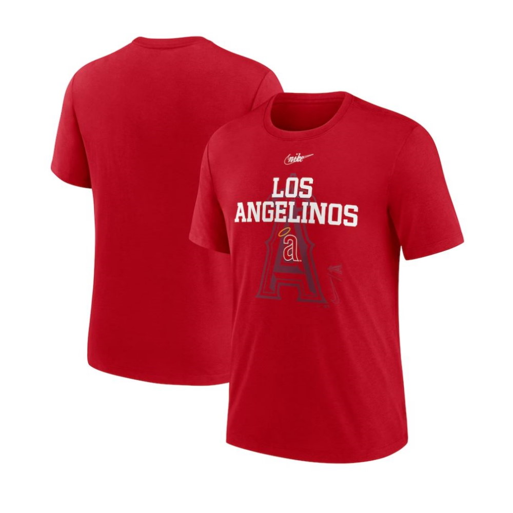 California Angels Collection Rewind Retro Tri-Blend T-Shirt