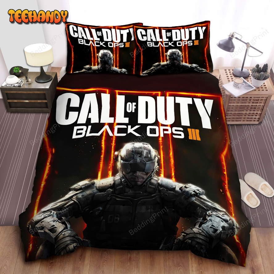 Call Of Duty Black Ops 3 Character Sitting Duvet Cover Bedding Set