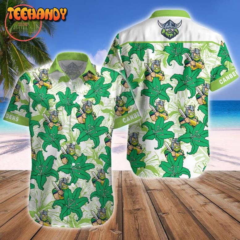 Canberra Raiders Mascot Hawaiian Shirt