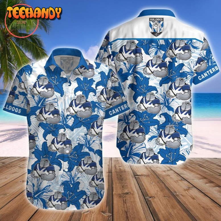 Canterbury Bankstown Bulldogs Mascot Hawaiian Shirt