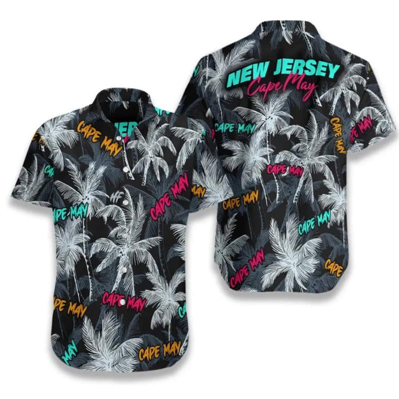 Cape May Coconut Tree Hawaiian Shirt