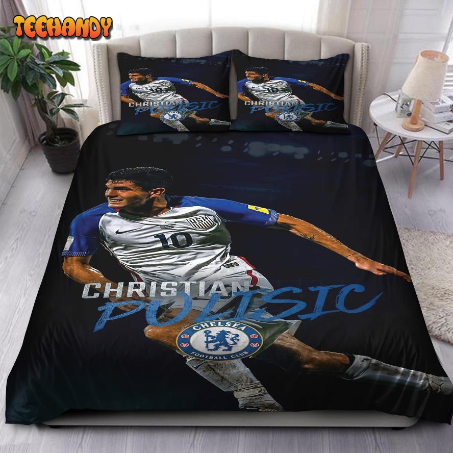 Captian USA Christian Pulisic Chelsea EPL 122 Bedding Set