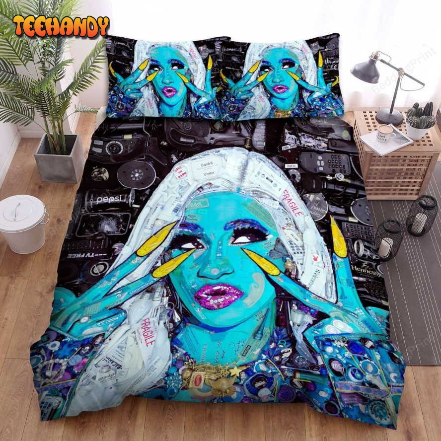 Cardi B Bed Sheets Duvet Cover Bedding Set