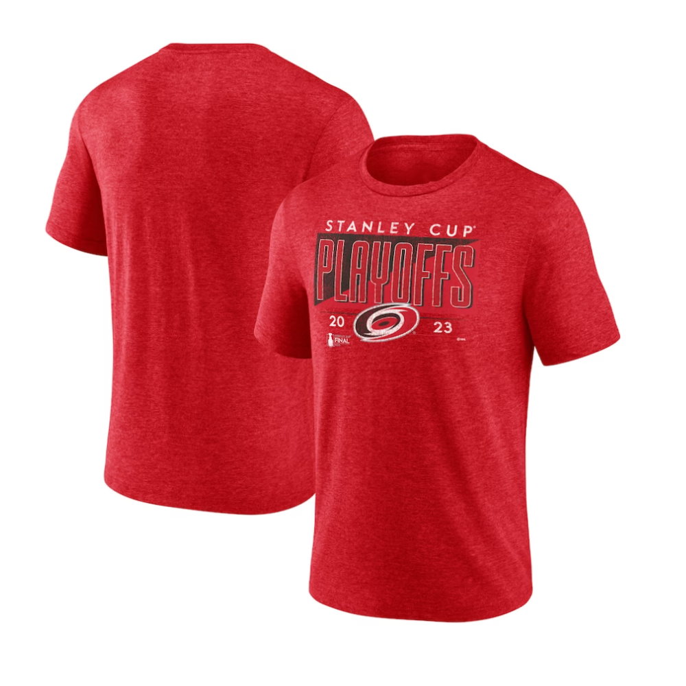 Carolina Hurricanes 2023 Stanley Cup Playoffs Tri-Blend T-Shirt