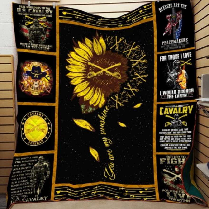 Cavalry Printing 3D Customized Quilt Blanket