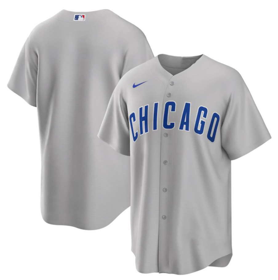 Chicago Cubs Road Replica Team Jersey – Gray