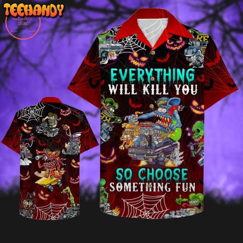 Choose Something Fun Halloween Hawaiian Shirt