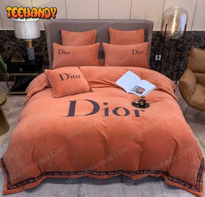 Christian Dior Logo Brands Bedding Set