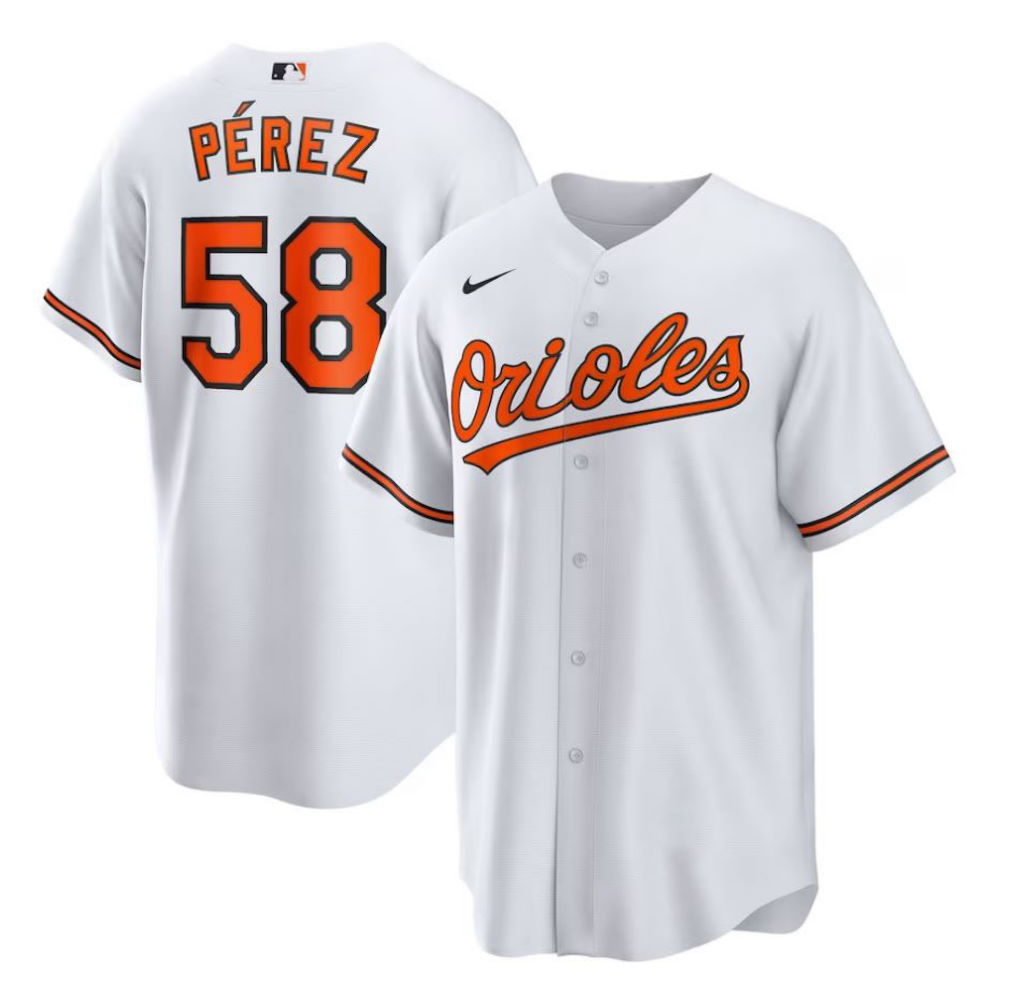 Cionel Pérez Baltimore Orioles Home Replica Player Jersey