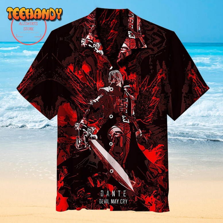 Classic Dante from Devil May Cry Hawaiian Shirt