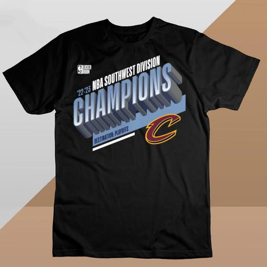 Cleveland Cavaliers 2023 NBA Southwest Division Champions Locker Room T ...