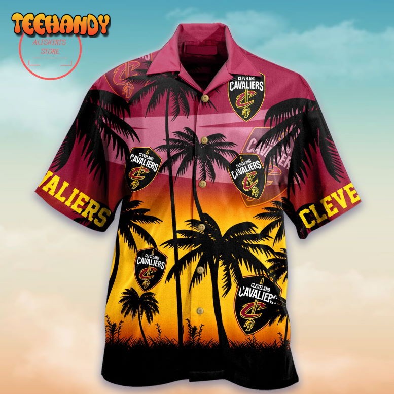 Cleveland Cavaliers Palm Hawaiian Shirt