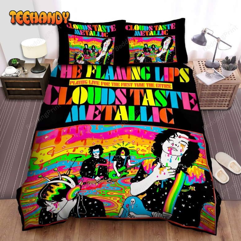 Clouds Taste Metallic The Flaming Lips Bedding Set