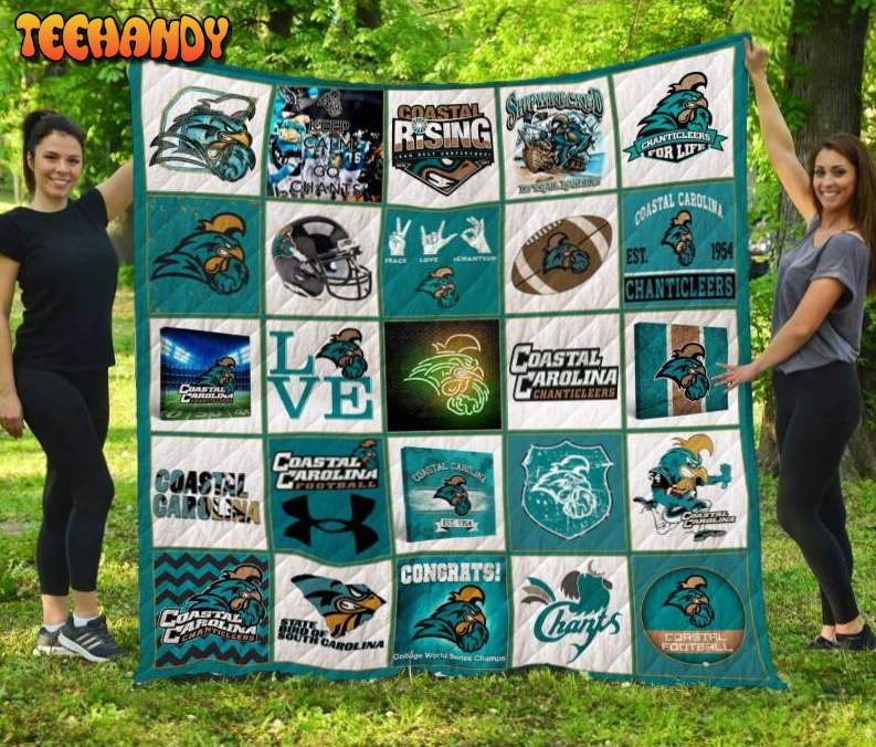 Coastal Carolina Chanticleers 3D Customized Quilt Blanket